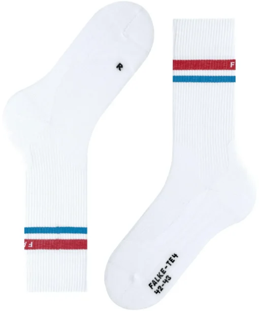 FALKE TE4 Classic heren tennis sokken, wit (white)