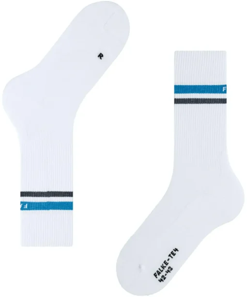 FALKE TE4 Classic Women dames tennis sokken, wit (white)