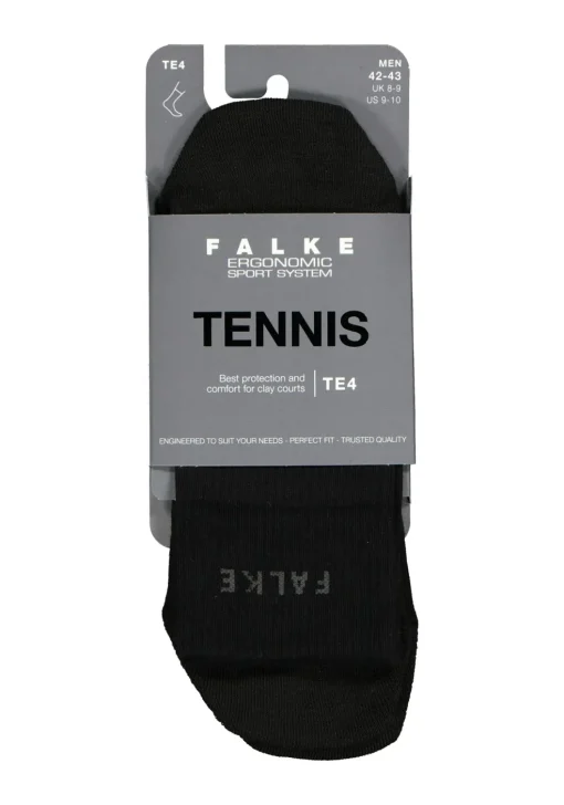 FALKE TE4 heren tennissokken, zwart