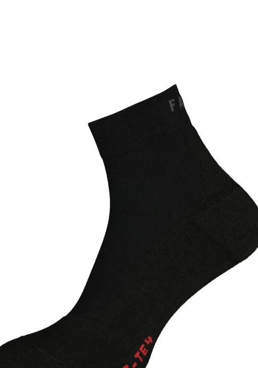 FALKE TE4 Short dames tennissokken, zwart