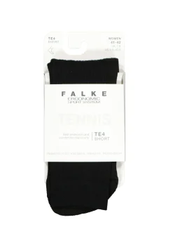 FALKE TE4 Short dames tennissokken, zwart