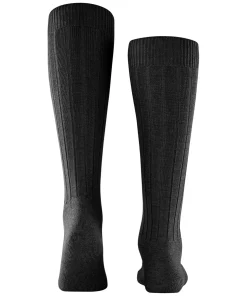 FALKE Teppich im Schuh heren kniekousen, zwart (black)