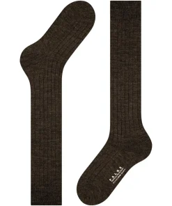 FALKE Teppich im Schuh heren kniekousen, bruin (dark brown)