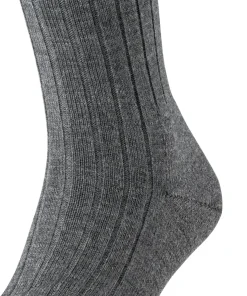 FALKE Teppich im Schuh heren kniekousen, grijs (dark grey)