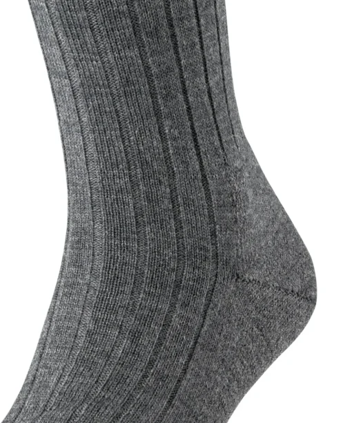 FALKE Teppich im Schuh heren kniekousen, grijs (dark grey)