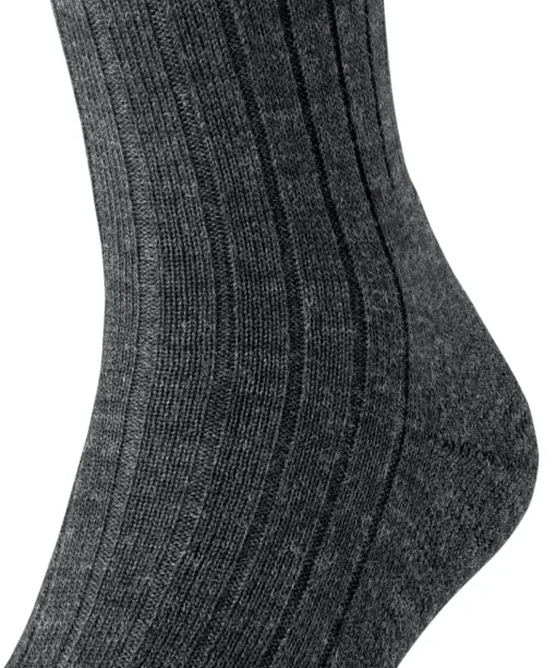 FALKE Teppich im Schuh heren kniekousen, antraciet (anthra.mel)