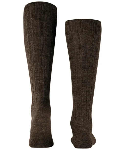 FALKE Teppich im Schuh heren kniekousen, bruin (dark brown)