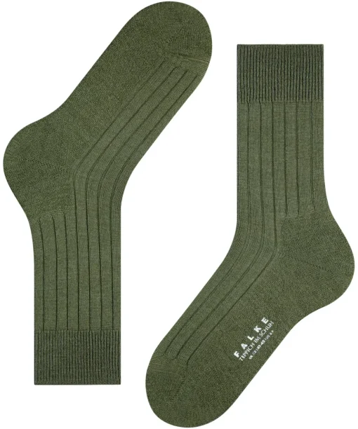 FALKE Teppich im Schuh herensokken, groen (herb)