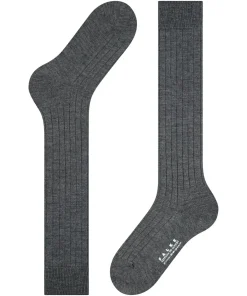 FALKE Teppich im Schuh heren kniekousen, grijs (dark grey)