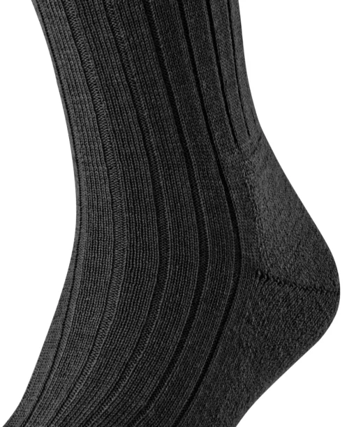 FALKE Teppich im Schuh heren kniekousen, zwart (black)