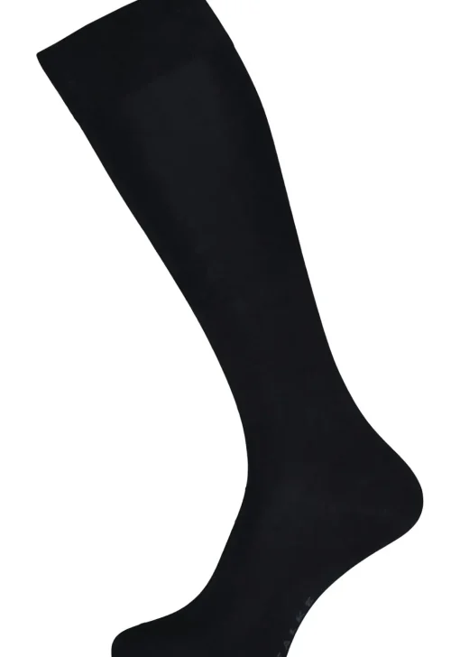 FALKE Tiago heren kniekousen, blauw (dark navy)