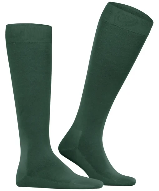 FALKE Tiago heren kniekousen, groen (hunter green)