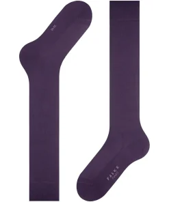 FALKE Tiago heren kniekousen, paars (wine berry)