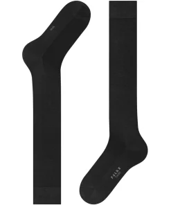 FALKE Tiago heren kniekousen, zwart (black)