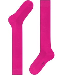 FALKE Tiago heren kniekousen, roze (berry)