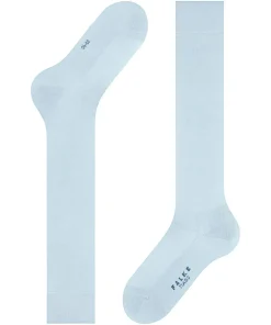FALKE Tiago heren kniekousen, blauw (light blue)