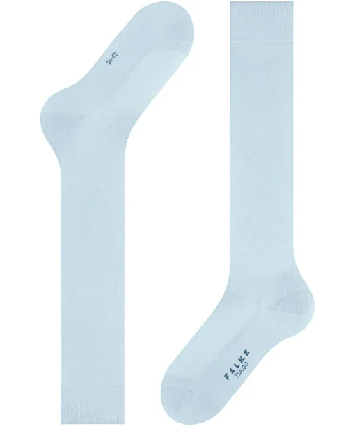 FALKE Tiago heren kniekousen, blauw (light blue)
