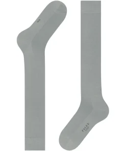 FALKE Tiago heren kniekousen, grijs (mouse grey)