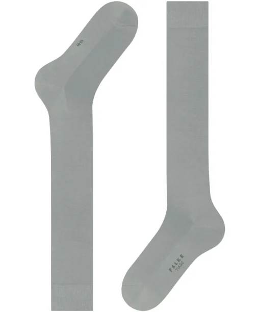 FALKE Tiago heren kniekousen, grijs (mouse grey)