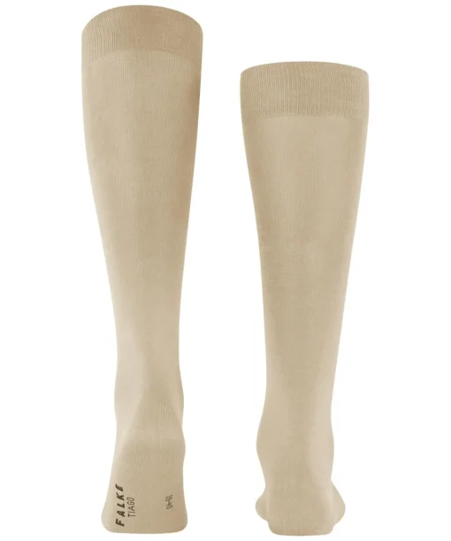 FALKE Tiago heren kniekousen, beige (silk)