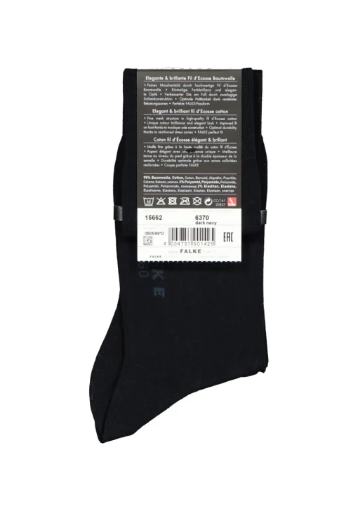 FALKE Tiago heren kniekousen, blauw (dark navy)