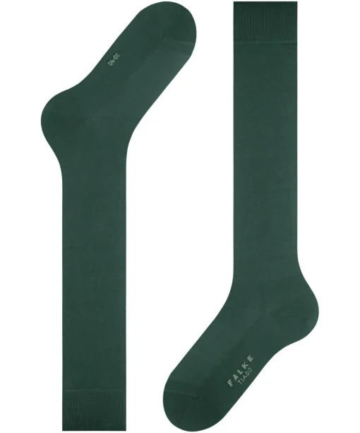FALKE Tiago heren kniekousen, groen (hunter green)
