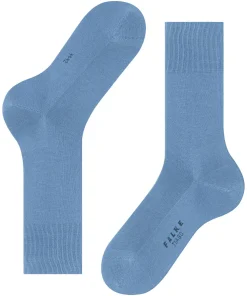 FALKE Tiago herensokken, blauw (cornflower blue)
