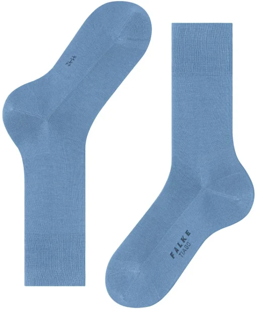 FALKE Tiago herensokken, blauw (cornflower blue)