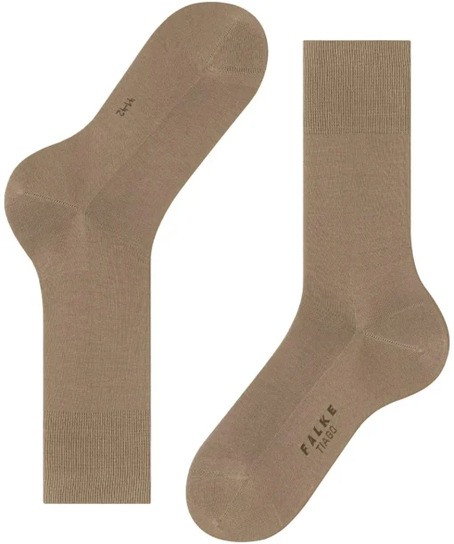 FALKE Tiago herensokken, beige (camel)