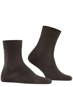 FALKE Tiago herensokken kort, bruin (brown)