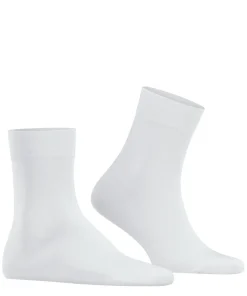FALKE Tiago herensokken kort, wit (white)