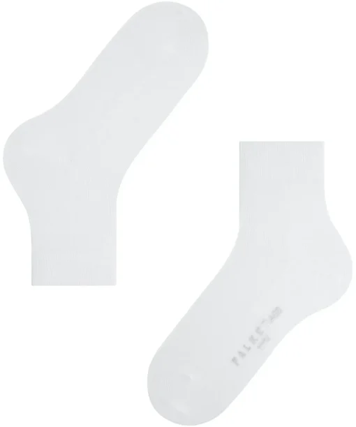 FALKE Tiago herensokken kort, wit (white)