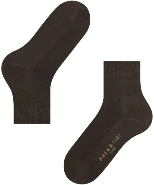 FALKE Tiago herensokken kort, bruin (brown)