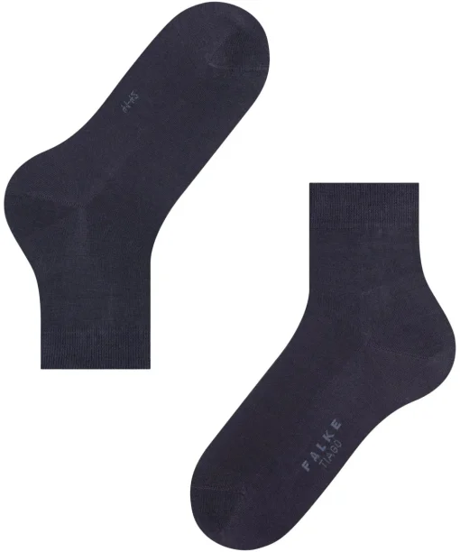 FALKE Tiago herensokken kort, donkerblauw (dark navy)