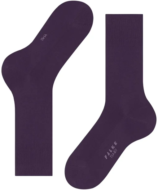FALKE Tiago herensokken, paars (wine berry)