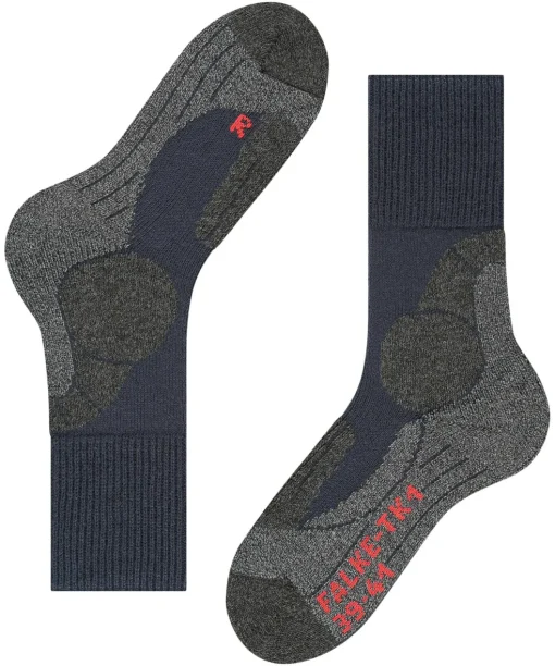 FALKE TK1 Adventure heren trekking sokken, marine blauw (marine)