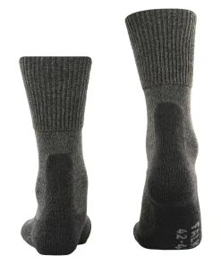 FALKE TK1 Adventure Wool heren trekking sokken, antraciet grijs (smog)