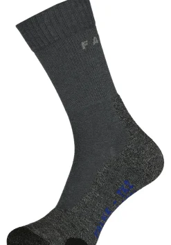 FALKE TK2 Cool dames wandelsokken, grijs (asphalt melange)