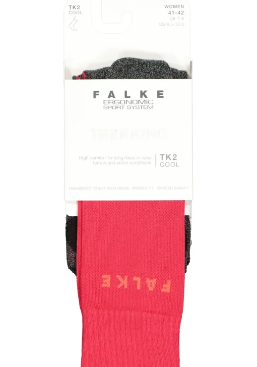 FALKE TK2 Cool dames wandelsokken, roze mix (rose)