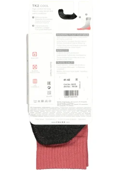 FALKE TK2 Cool dames wandelsokken, licht roze (berry mix)