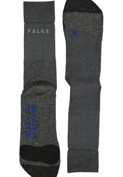 FALKE TK2 Cool dames wandelsokken, grijs (asphalt melange)