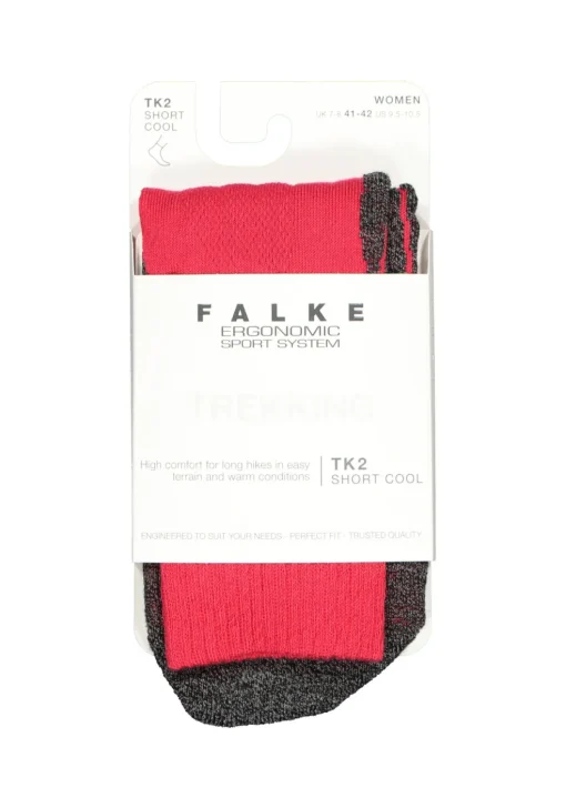 FALKE TK2 Cool Short dames wandelsokken, roze mix (rose)