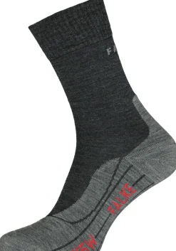 FALKE TK5 dames wandelsokken, antraciet grijs (asphalt melange)