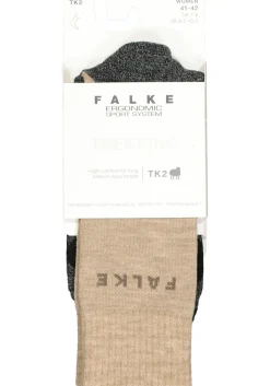 FALKE TK2 dames wandelsokken, beige (nature)