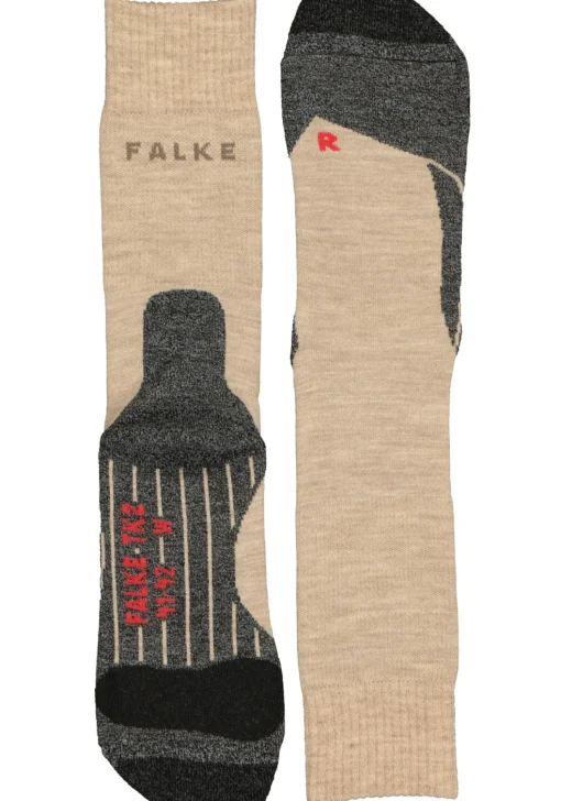 FALKE TK2 dames wandelsokken, beige (nature)
