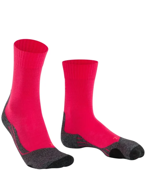 FALKE TK2 dames wandelsokken, roze-mix