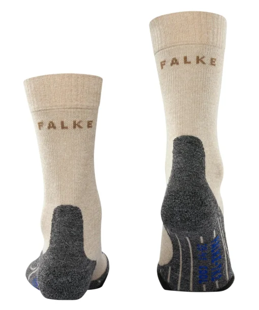 FALKE TK2 Explore Cool heren trekking sokken, beige melange (nature melange)