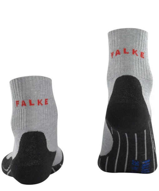 FALKE TK2 Explore Cool Short heren trekking sokken kort, grijs (light grey)