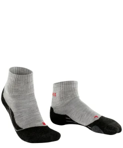 FALKE TK2 Explore damessokken kort, grijs (light grey)