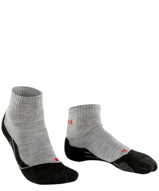 FALKE TK2 Explore damessokken kort, grijs (light grey)